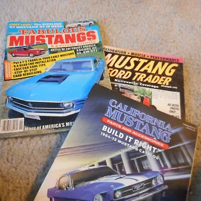 Lot Of 3 Mustang Magazines 1986 1998 • $13.99