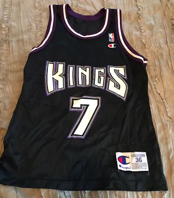 BOBBY HURLEY Sacramento KINGS Basketball CHAMPION Vintage Replica 36 Jersey NBA • $24.99