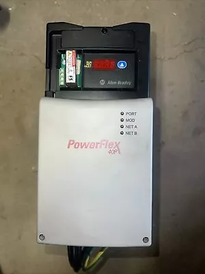 Allen Bradley PowerFlex 40P 7.5hp VFD 22D-D012N104 Ser A 380-480V W 22-COMM-E • $245