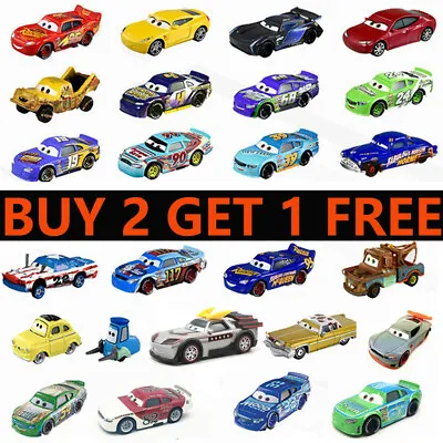 Toys Lightning McQueen Model Car 1:55 Disney Pixar Cars Kids Diecast Lot Loose • $12.99