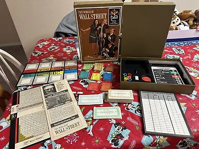 Vtg Hasbro NBC Bookshelf Game The World Of Wall Street Stock Market • $21.48