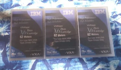 IBM VXA-tape X6 Data Cartridge 62 Meters 20/40GB 24R2134 New In Package • $9