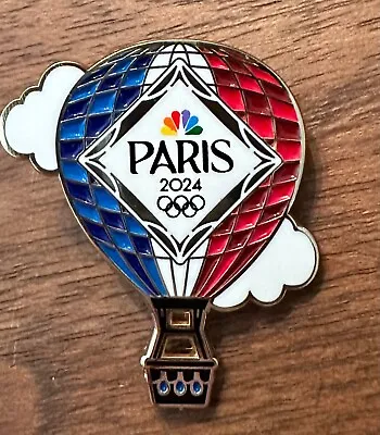 Paris 2024 NBC Hot Air Balloon Media Olympic Pin • $20