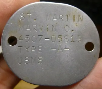 WWII USMS US Maritime Service Dog Tag • $45