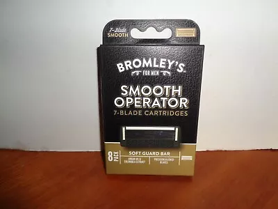 $32.95 • Buy 8 Bromley's Smooth Operator 7 Blade Razor Cartridges Also Works W/Dorco Handles