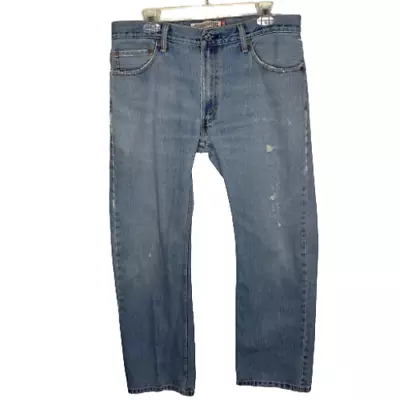 Levi's 505 Men's Denim Regular Straight Fit Jeans Light Stone Wash Button Fly  • $19.99