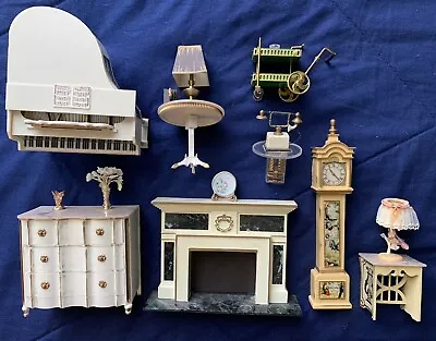 8pc Vintage Lot Dollhouse Furniture Ideal Japan MCM 1960s Retro Toys Dolls • $35