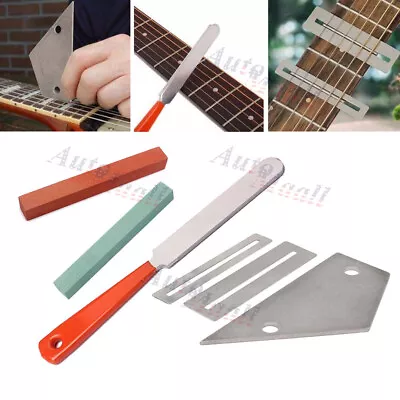 $10.80 • Buy Guitar Luthier Tool Kit File Fret Crowning Rocker Fingerboard Grinding Leveling