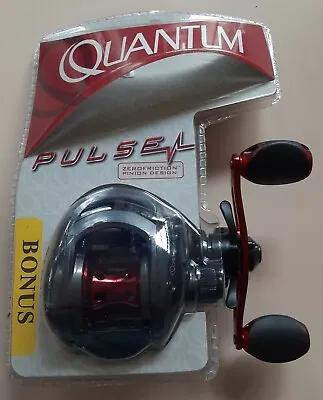 Quantum Pulse PL100S Low Profile Baitcasting Fishing Reel New 5 Bearings  • $55