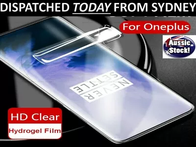 For OnePlus 7 7T Pro 5 5T 6T  Hydrogel Full Coverage Screen Protector Guard OEM • $4.42