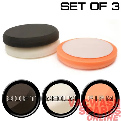 Foam Machine Polishing Pad Set Of 3 150mm 6  Rotary Dual Action Dodo Meguiars 3m • $22.14