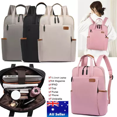 Women Girls Laptop Backpack Rucksack Shoulder Bag Work Travel School Teenager AU • $31.99