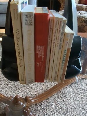 $22 • Buy Lot Of 9 Field Guides 4 PETERSON 2 Golden 1 AUDUBON 1 Stokes Insects Birds, Tree