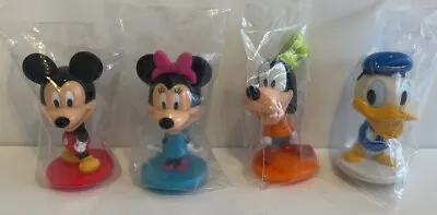 4 Sealed DISNEY KELLOGG Bobble Heads Of Mickey Mouse Minnie Donald & Goofy • $9.99