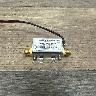 ZX60-272LN-S+ Mini-Circuits LOW NOISE AMPLIFIER • $129.99