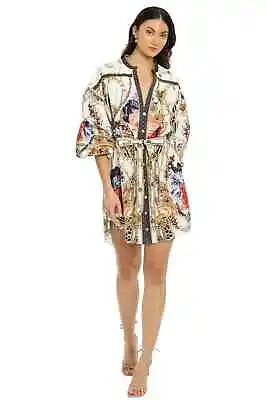 $279 • Buy Camilla Blouson Sleeve Shirt Dress - Reign Supreme Size 10