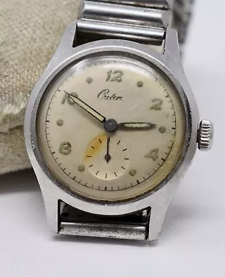 Vintage Mens Croton Aquamatic Bumper Automatic Stainless Wristwatch Runs To Fix • $9.99