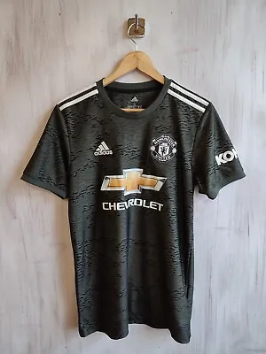 Manchester United 2020 2021 Away Sz S Adidas Shirt Soccer Kit Football Jersey • $49.95