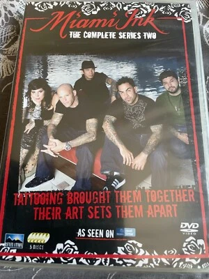£10.95 • Buy Miami Ink Series 2 & 5 Dvd Final Season