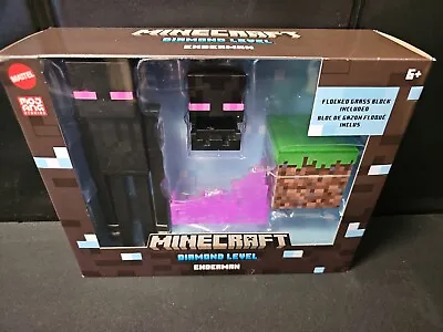 Mattel Minecraft Diamond Level Enderman Action Figure NEW IN BOX  • $10.95