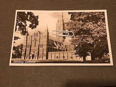 Salisbury Cathedral RPPC Photo-Precision Unposted • £2.55