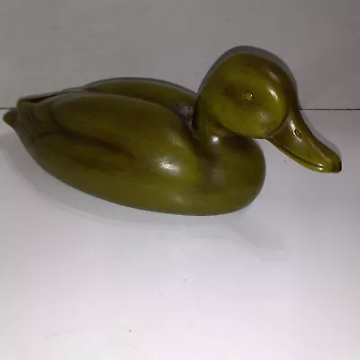 Vintage Mid Century HAEGER Ceramic Duck Decoy Collectible Bird Decor Figurine  • $16