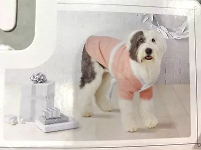 Target Wondershop Pink & White Fluffy Soft Winter Pet Dog Robe XL NWT • $6.99