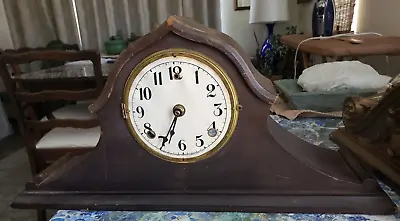 Antique Vintage GILBERT Camel Back Mantle Clock Case • $14.95