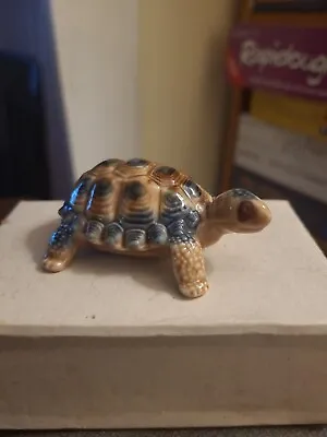 Vintage Wade Whimsies Large Porcelain Tortoise • £8.99