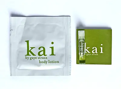 Kai By Gaye Straza Perfume Oil Vial + Body Lotion Sample Set • $10.99