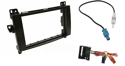 Double Din Facia Wiring Aerial Antenna Adapter For Mercedes Sprinter Vw Crafter • £17.99