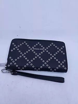 Michael Kors Wristlets Iris Large Flat Multi-Function Phone Case Leather Wallet • $18.35