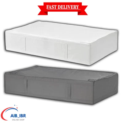 £24.92 • Buy IKEA SKUBB Storage Case Wardrobe Clothes Organiser Underbed White - Dark Grey