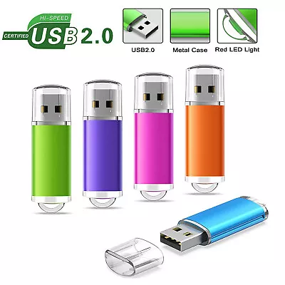 32GB 5Pack Flash Drives USB Memory Stick USB 2.0 Storage Thumb Pen Drive U Disk • $36.99