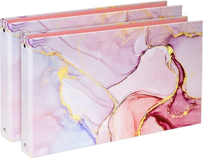 Legal-Size Binders For 8.5 X 14 Paper 3 Ring Binder 1 Inch Landscape Spreadsh • £31.48