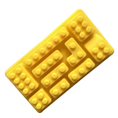 £2.86 • Buy Building Bricks Construction Blocks Silicone Mould Chocolate Fondant Jelly Mold