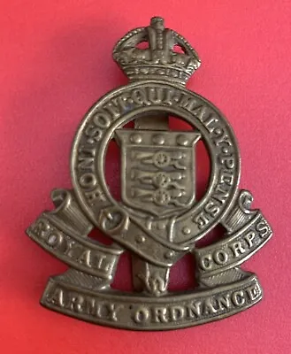 £12 • Buy ROYAL ARMY ORDNANCE CORPS. Cap Badge. Circa 1922-1936.