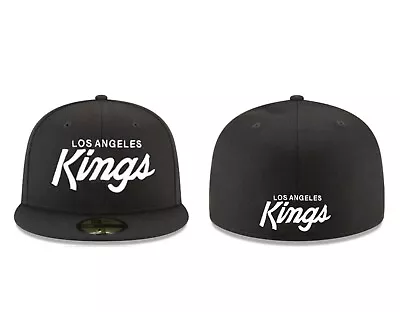 New Era NHL Los Angeles Kings LA Team 59FIFTY Fitted Cap Hat 5950 - N.W.A Script • $44.95