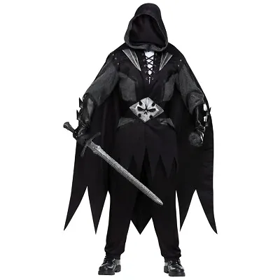 Evil Knight Costume Adult Dark Warrior Medieval Halloween Fancy Dress • $41.84