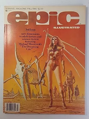 Marvel Magazine EPIC ILLUSTRATED #3 Fall 1980 Gulacy Cover 1st Dreadstar Appear. • $9.99
