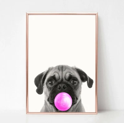 £4.99 • Buy Pug | A4 Poster And Prints | Art Prints | Framed | Wall Art | Poster | Prints 