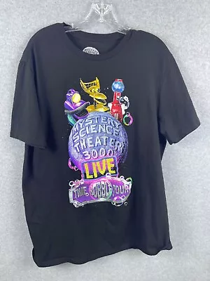 Mystery Science Theater 3000 Shirt Men's XL Black Short  Sleeve Graphic Tee • $16.88
