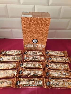 £11.50 • Buy Keto Meal Replacement Bars X15 Salty Caramel Nut FULL BOX BB 05/23 ONLY £2 P📮