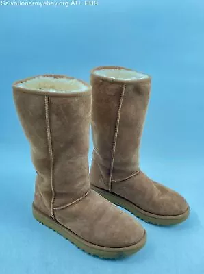 Women's Ugg Chestnut Tall Boots - Size 8 - Decent Condition • $9.99