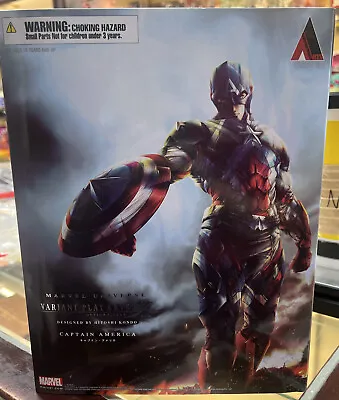 Square-Enix Marvel Universe Captain America Variant Play Arts Kai Figure • $75