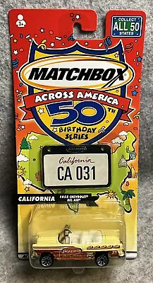 2002 Matchbox Across America California 1955 Chevrolet Bel Air • $2.25