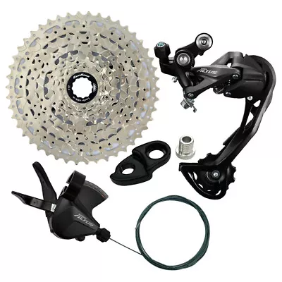 FAST SHIP~ Shimano ALTUS 1x9 Spd W/ SunRace 11-46T Cassette Groupset • $115