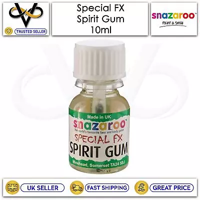 Snazaroo Special FX Spirit Gum 10ml Skin Glue Halloween Face Paint Make Up • £4.29