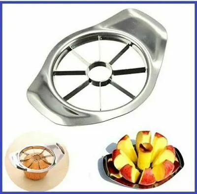 £2.85 • Buy Stainless Steel Ultra Sharp Apple Cutter Multi-function Fruit Divider Apple