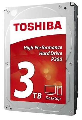 Drive P300 Performance Sata 6gb/s 3tb Cache Buffer 64mb Drive Int For Toshiba • $204.81